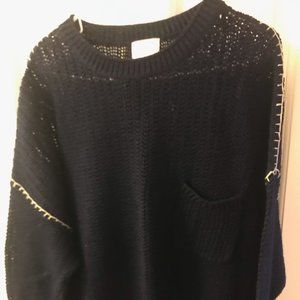 Navy Blue sweater, Large, WRAP of London,